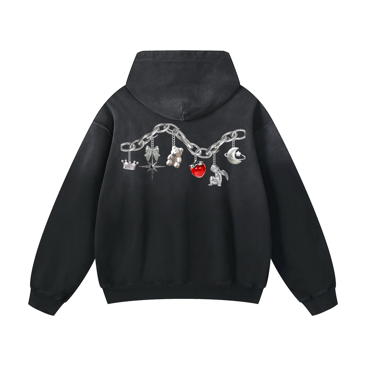 Heavyweight Sun Faded Gradient Hoodie