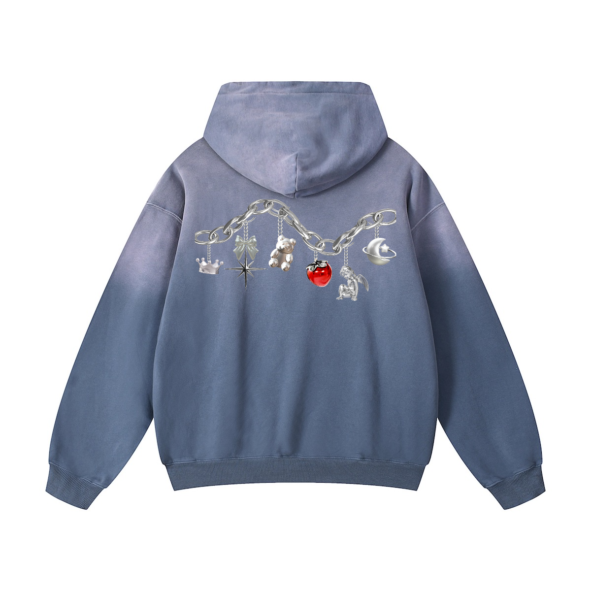 Heavyweight Sun Faded Gradient Hoodie