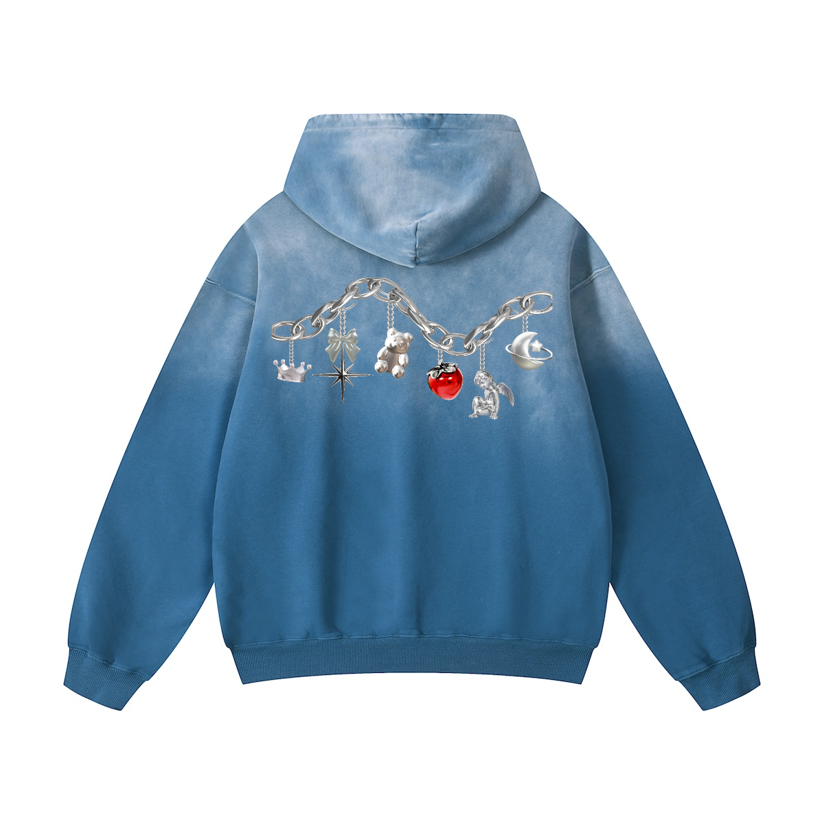 Heavyweight Sun Faded Gradient Hoodie