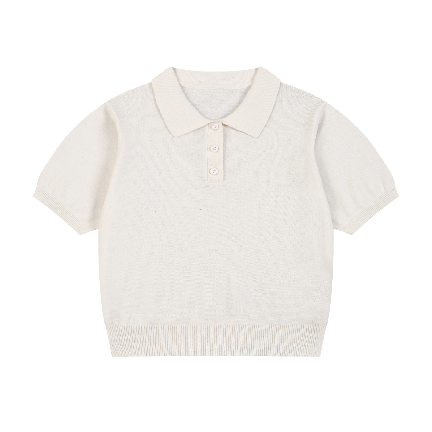 Women’s Knit Cotton Polo Shirt