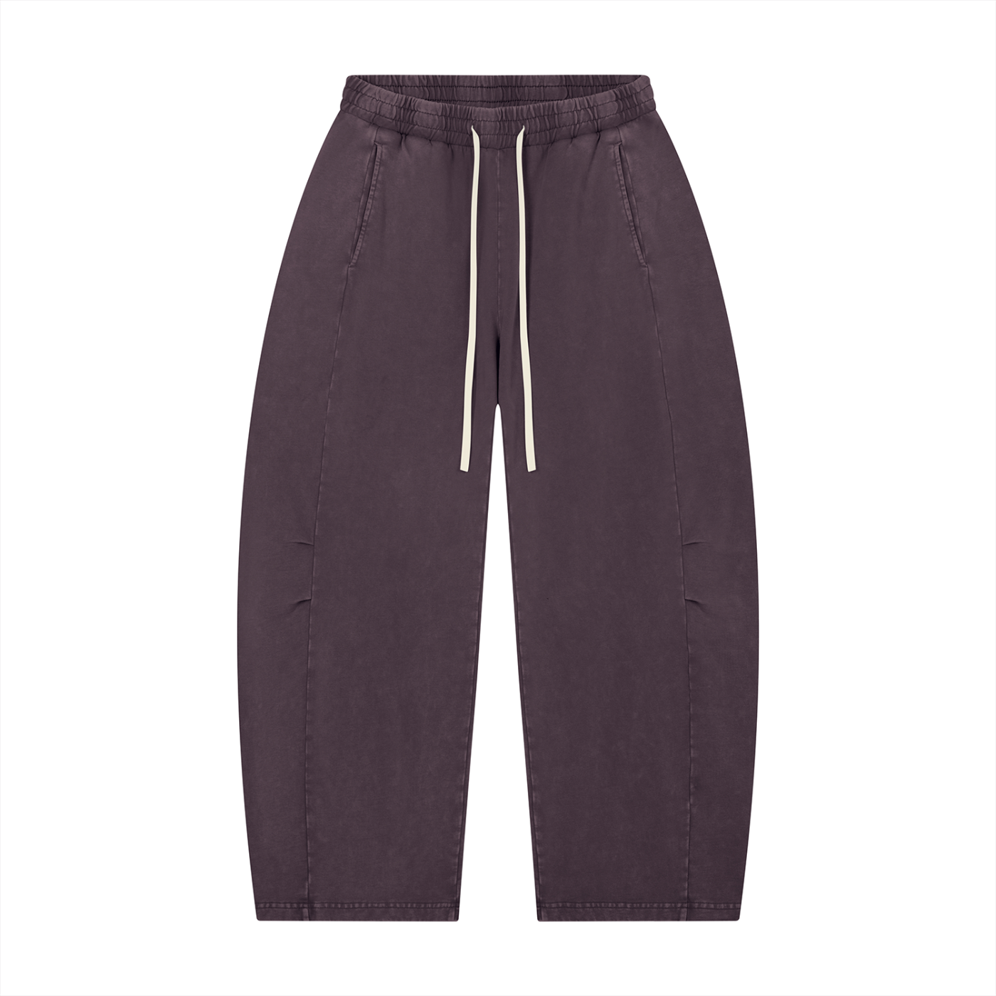 Mineral Wash Barrel Leg Pants