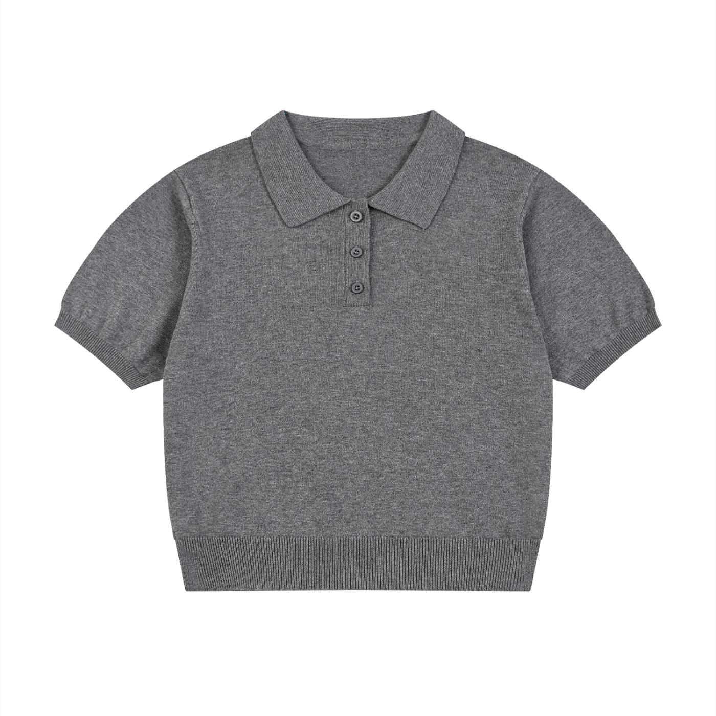 Women’s Knit Cotton Polo Shirt
