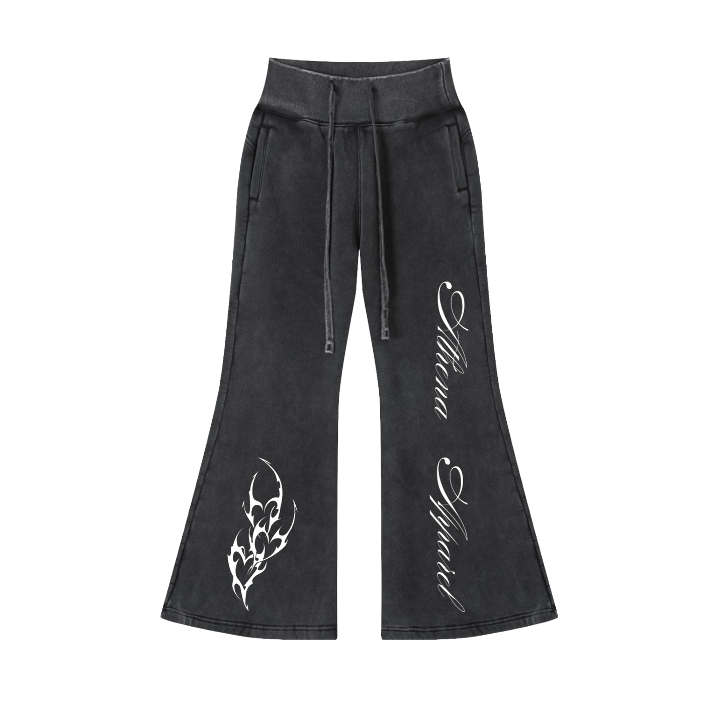 Cyber Design Flared Pants