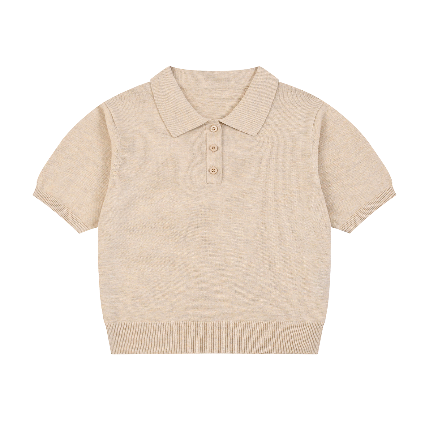 Women’s Knit Cotton Polo Shirt